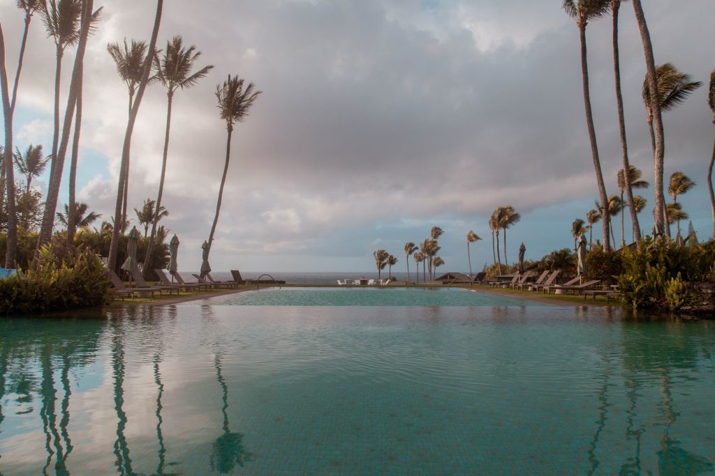 infinity pool at the Hana Maui Resort