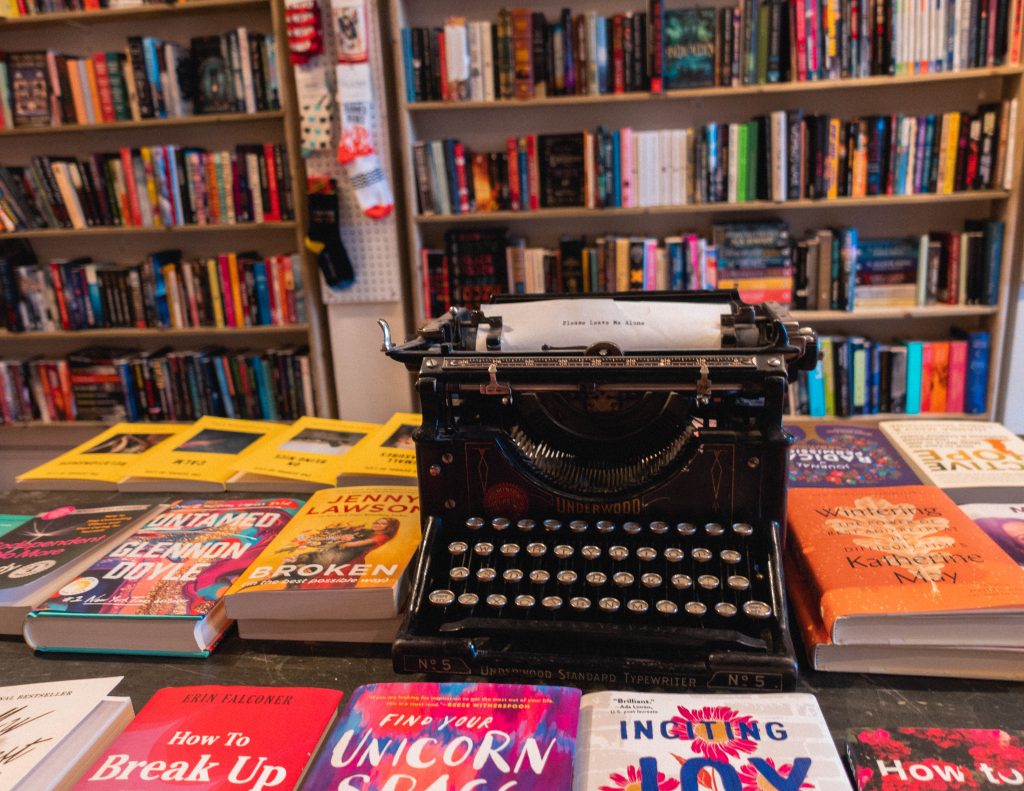 Books at The Next Page store in Inglewood