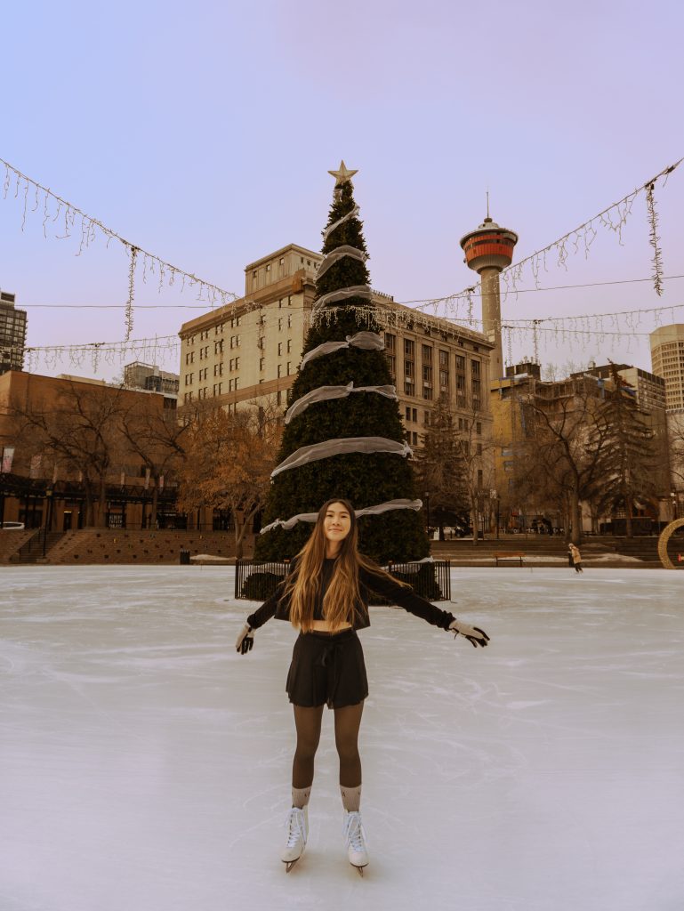 Outdoor ice skating Calgary