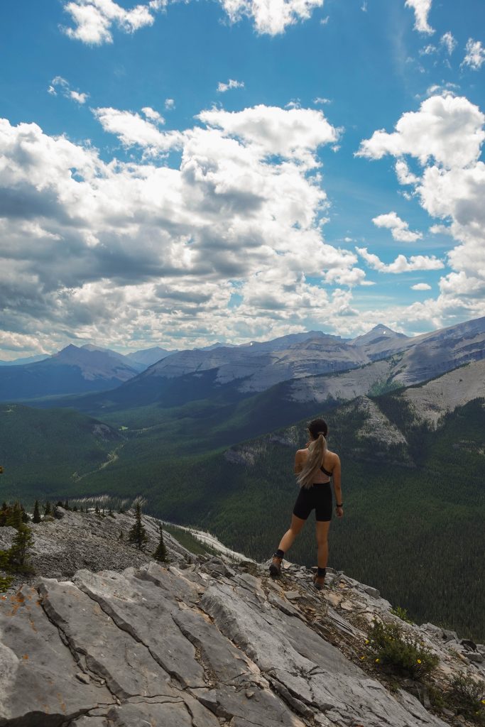 Hiking Nihahi Ridge Trail Kananaskis Alberta