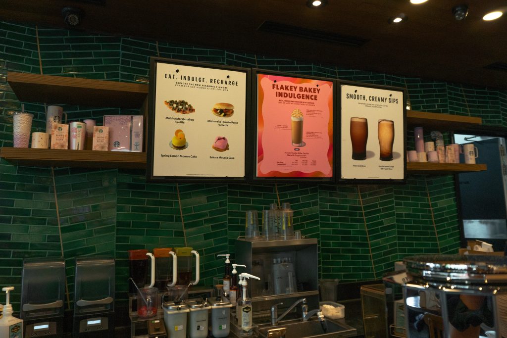 Starbucks spring menu