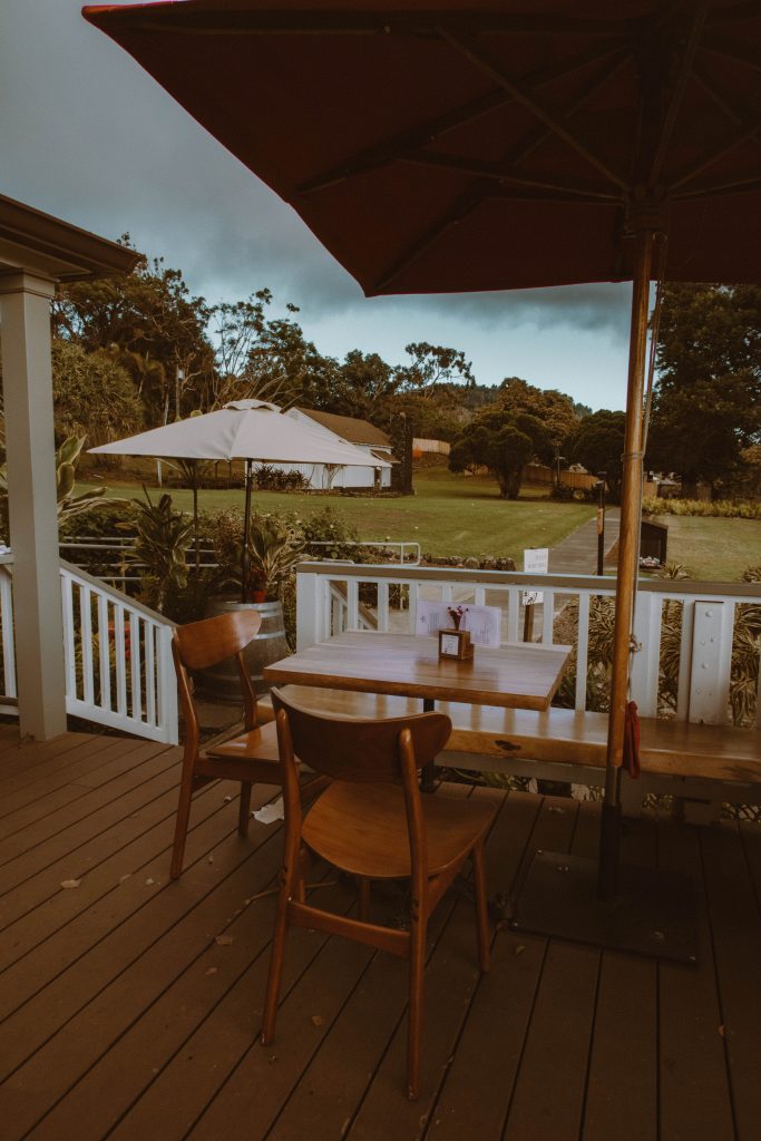 Patio at Maui Winery