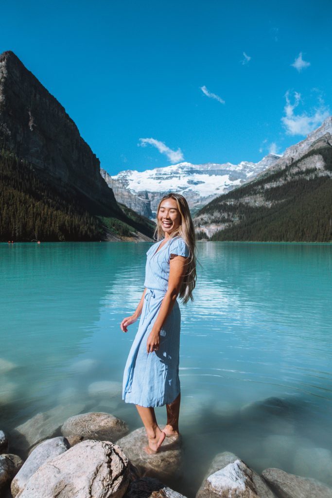 Stephi Mi at Lake Louise