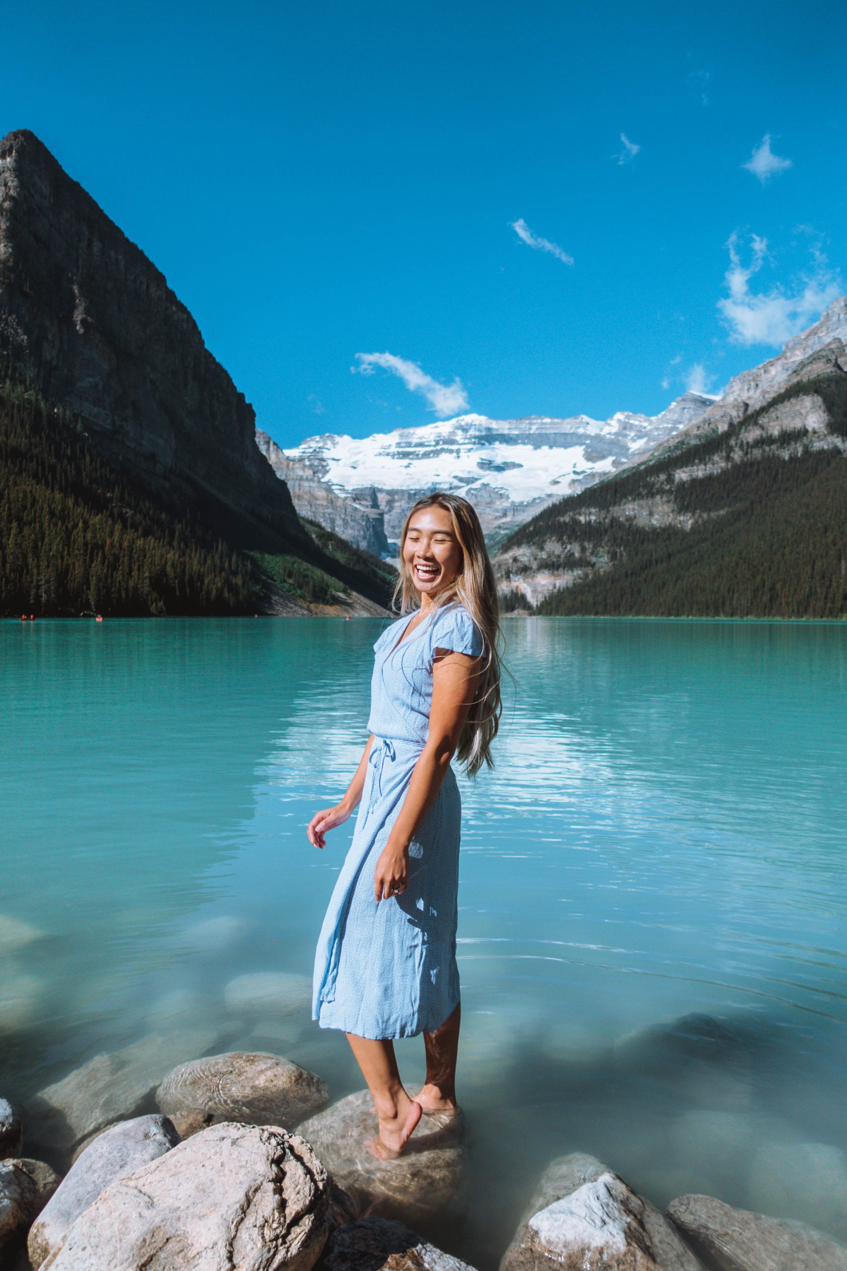 Stephi Mi at Lake Louise