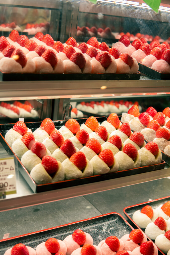 Shinshaibashi-Suji Strawberry Mania Strawberry Mochi Dessert