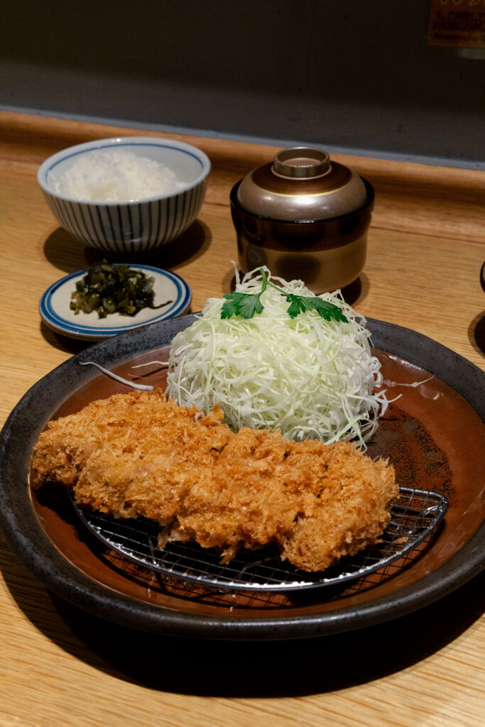 Tonkatsu Set - Shinshaibashi Katsuki