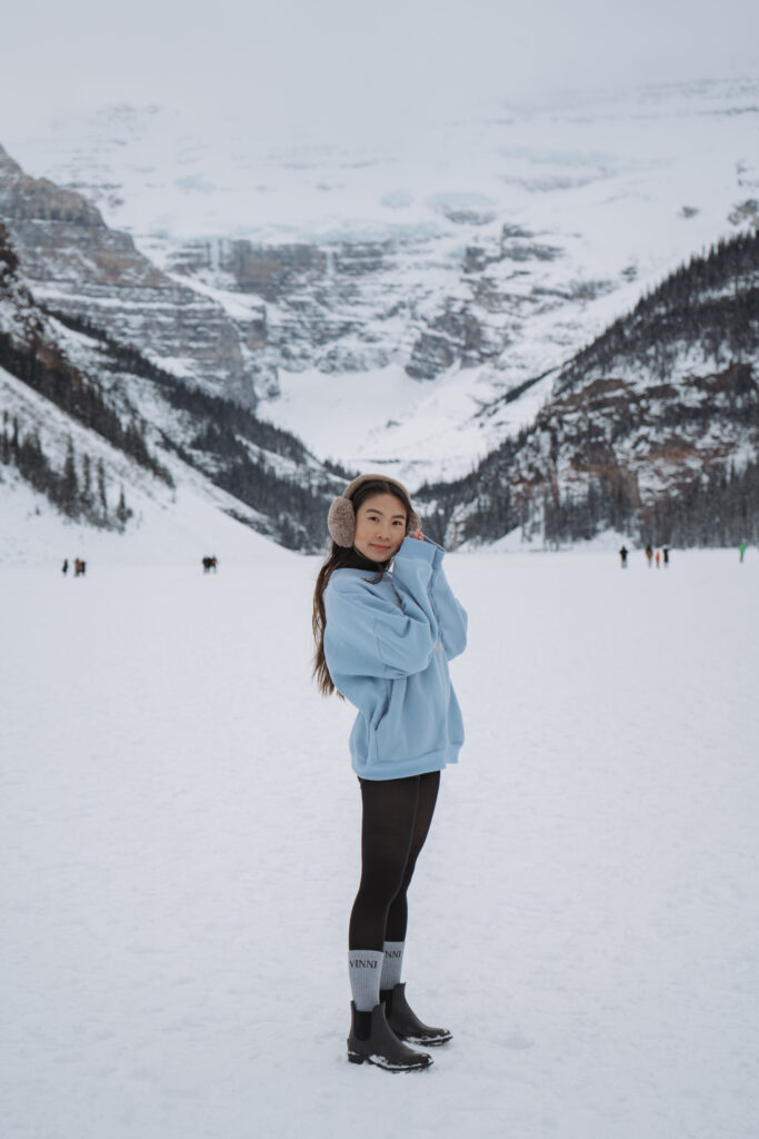 Ice Skating Lake Louise