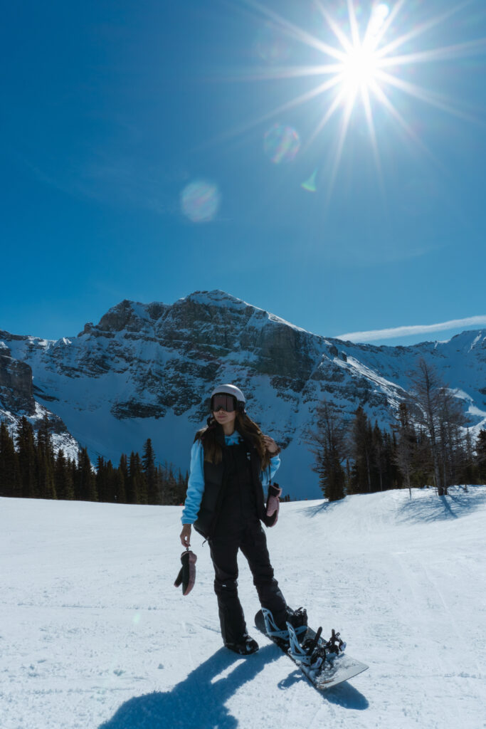 Snowboarding Sunshine Village